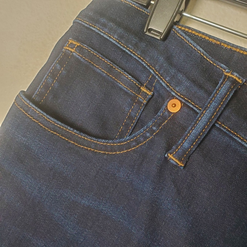 Madewell 9 Inch High Rise Skinny Jeans Dark Wash Blue Denim F8990 Womens Size 31 - Picture 11 of 12